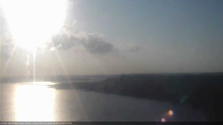 Lake Travis webcam, June 9, 2021 7:00 PM CT