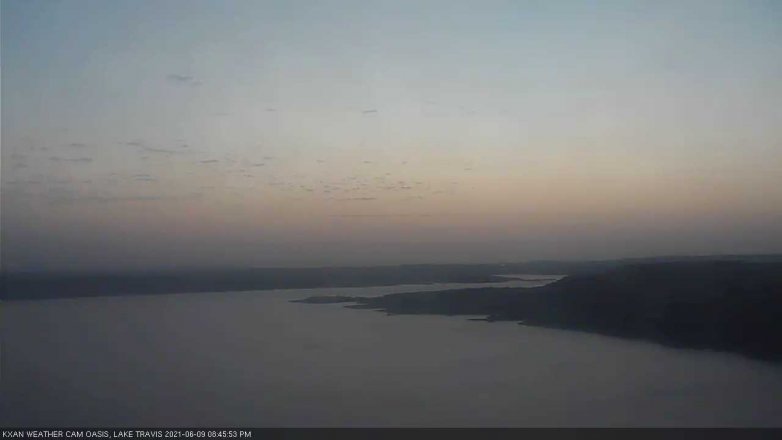Lake Travis webcam, June 9, 2021 8:45 PM CT