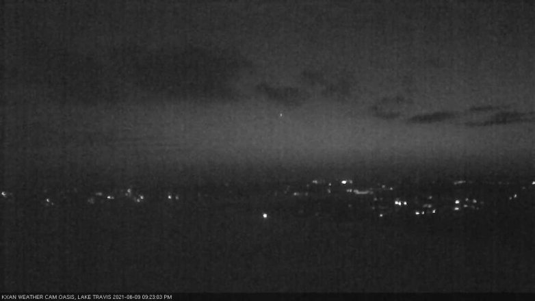 Lake Travis webcam, June 9, 2021 9:25 PM CT