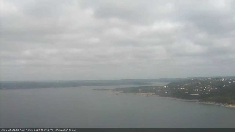 Lake Travis webcam, June 10, 2021 9:45 AM CT