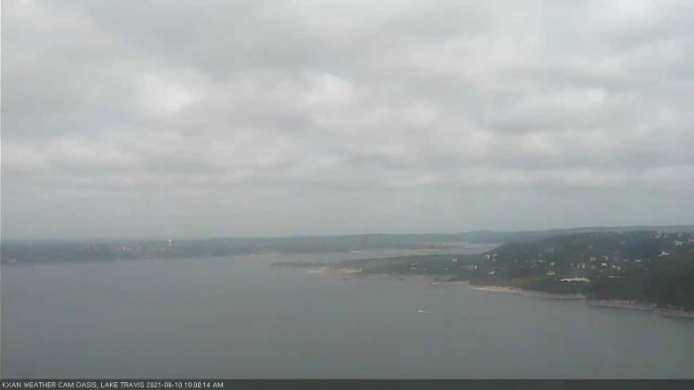 Lake Travis webcam, June 10, 2021 10:00 AM CT