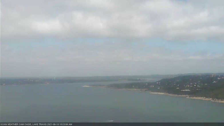 Lake Travis webcam, June 10, 2021 10:25 AM CT