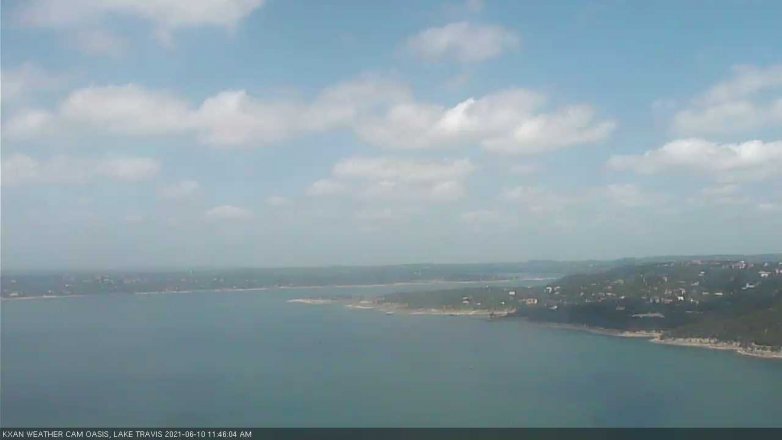 Lake Travis webcam, June 10, 2021 11:45 AM CT