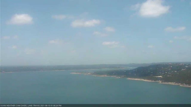 Lake Travis webcam, June 10, 2021 1:00 PM CT