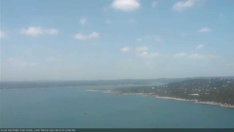 Lake Travis webcam, June 10, 2021 1:25 PM CT