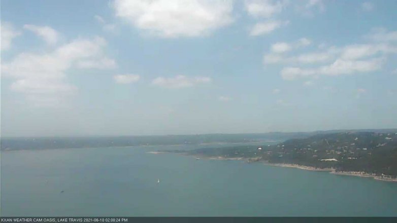 Lake Travis webcam, June 10, 2021 2:00 PM CT