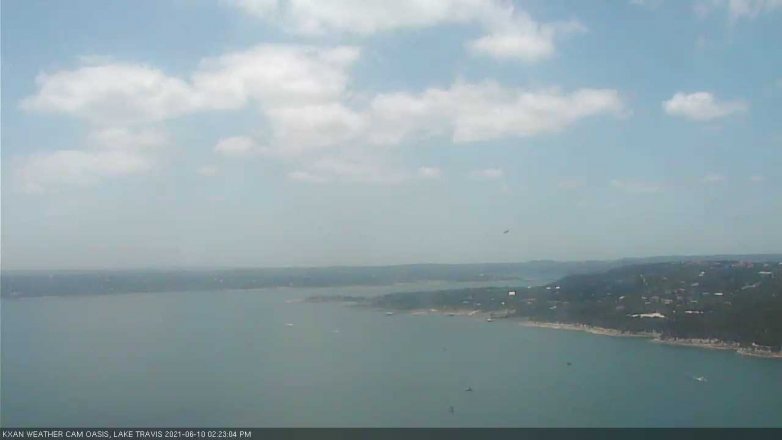 Lake Travis webcam, June 10, 2021 2:25 PM CT