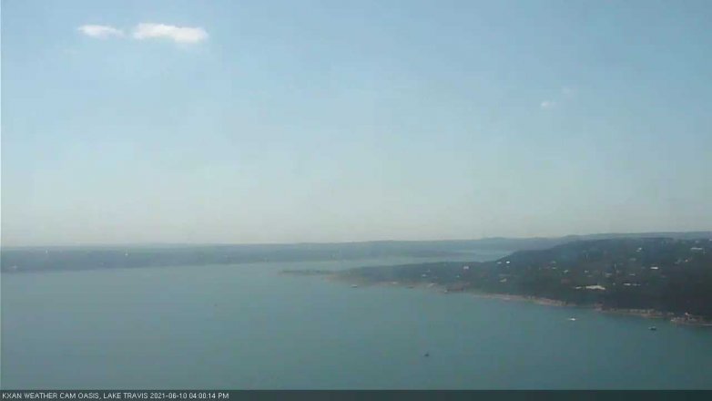 Lake Travis webcam, June 10, 2021 4:00 PM CT