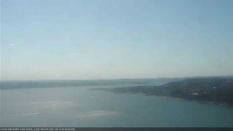 Lake Travis webcam, June 10, 2021 4:45 PM CT