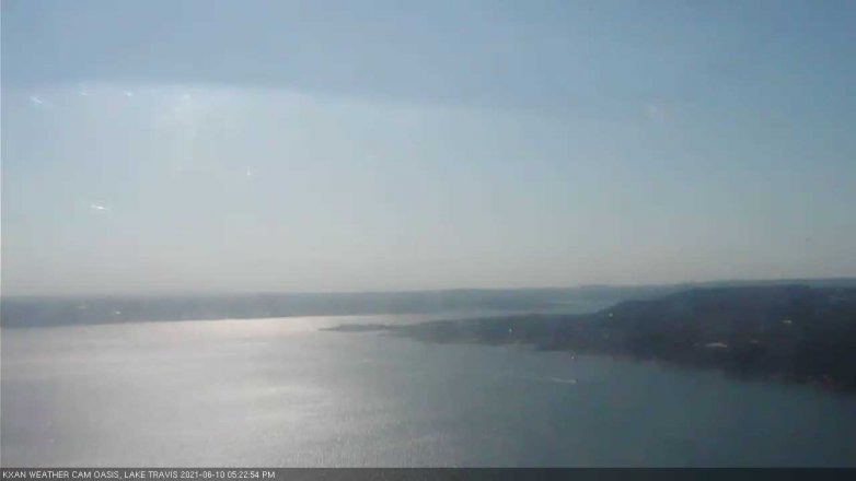 Lake Travis webcam, June 10, 2021 5:25 PM CT