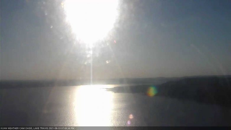 Lake Travis webcam, June 10, 2021 7:00 PM CT