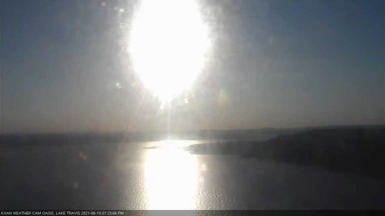Lake Travis webcam, June 10, 2021 7:25 PM CT