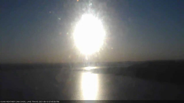 Lake Travis webcam, June 10, 2021 7:45 PM CT