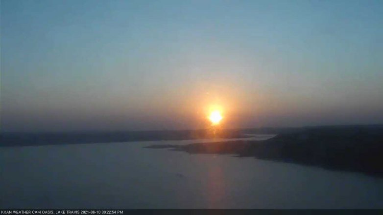 Lake Travis webcam, June 10, 2021 8:25 PM CT