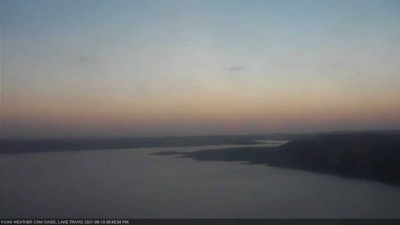 Lake Travis webcam, June 10, 2021 8:45 PM CT
