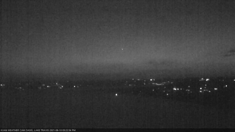 Lake Travis webcam, June 10, 2021 9:25 PM CT