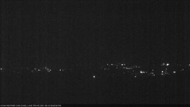 Lake Travis webcam, June 10, 2021 9:45 PM CT
