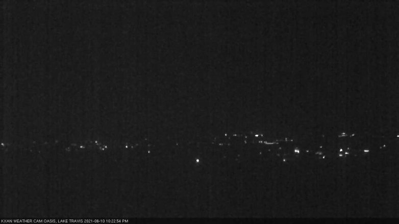 Lake Travis webcam, June 10, 2021 10:25 PM CT