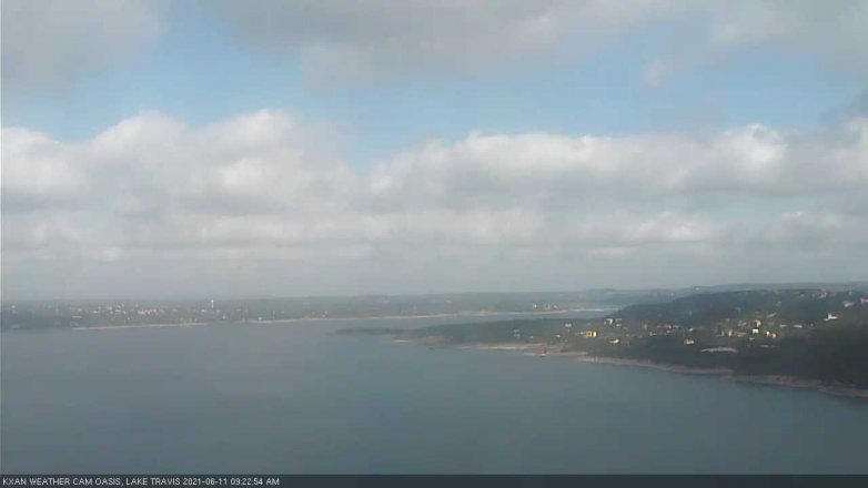 Lake Travis webcam, June 11, 2021 9:25 AM CT