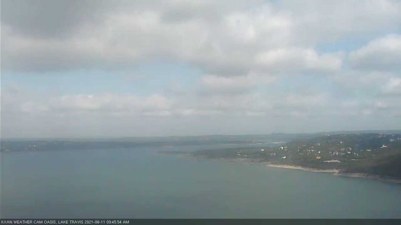 Lake Travis webcam, June 11, 2021 9:45 AM CT