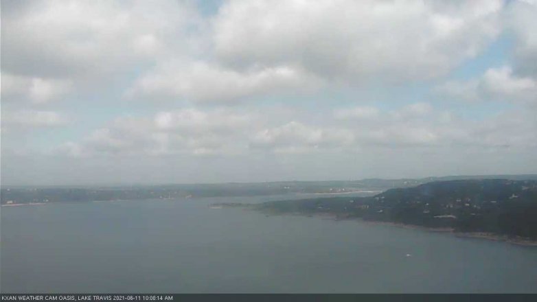 Lake Travis webcam, June 11, 2021 10:00 AM CT