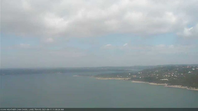 Lake Travis webcam, June 11, 2021 11:00 AM CT