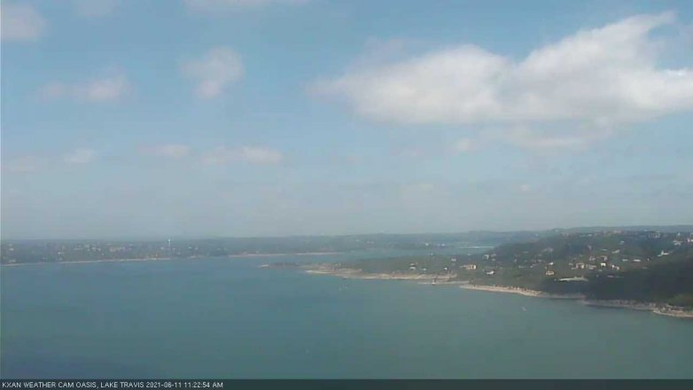 Lake Travis webcam, June 11, 2021 11:25 AM CT