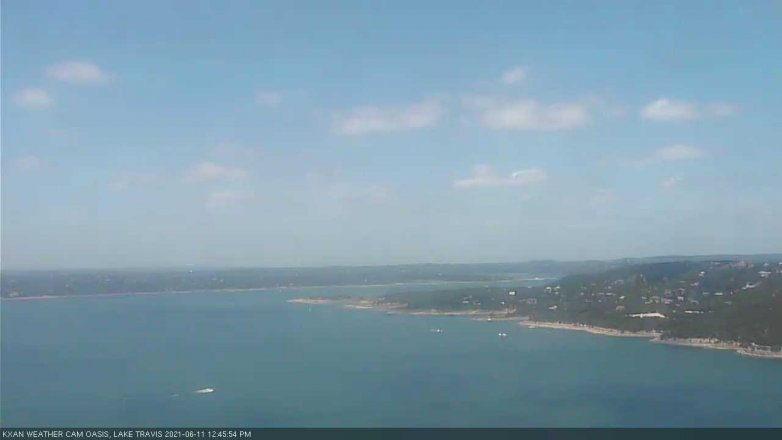 Lake Travis webcam, June 11, 2021 12:45 PM CT