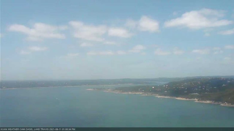 Lake Travis webcam, June 11, 2021 1:00 PM CT