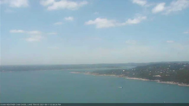 Lake Travis webcam, June 11, 2021 2:00 PM CT