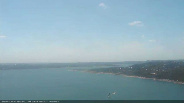 Lake Travis webcam, June 11, 2021 3:00 PM CT