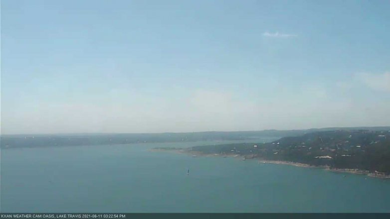 Lake Travis webcam, June 11, 2021 3:25 PM CT