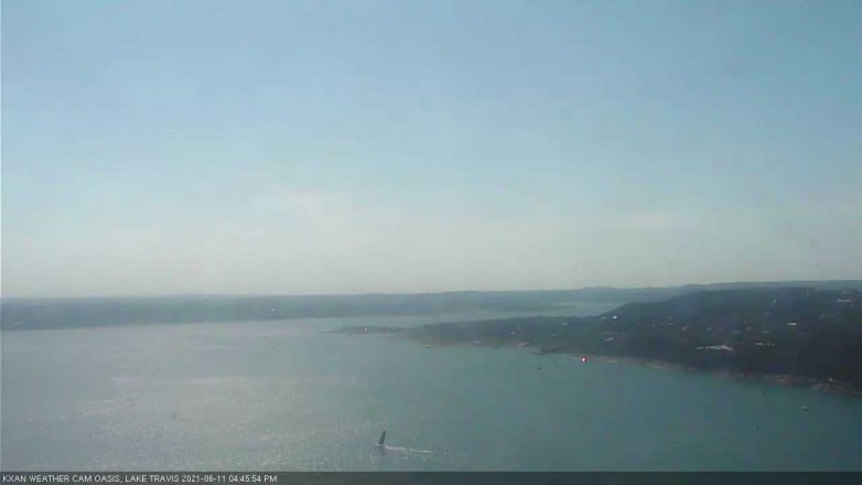 Lake Travis webcam, June 11, 2021 4:45 PM CT