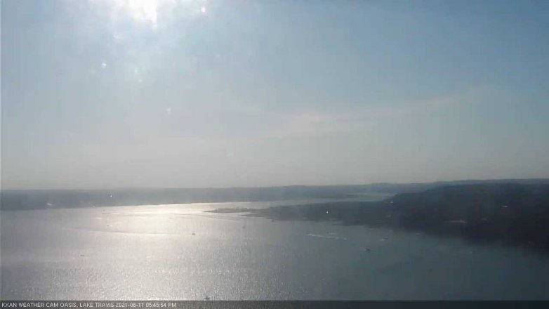 Lake Travis webcam, June 11, 2021 5:45 PM CT