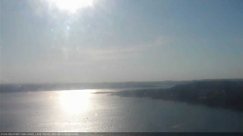 Lake Travis webcam, June 11, 2021 6:00 PM CT