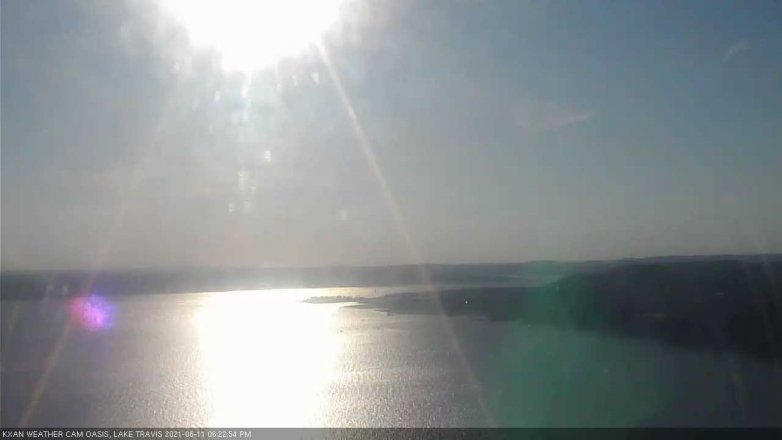 Lake Travis webcam, June 11, 2021 6:25 PM CT