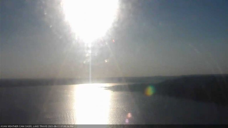Lake Travis webcam, June 11, 2021 7:00 PM CT