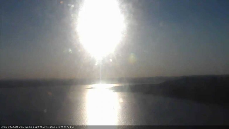 Lake Travis webcam, June 11, 2021 7:25 PM CT