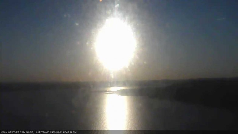 Lake Travis webcam, June 11, 2021 7:45 PM CT
