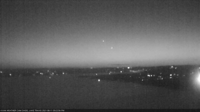 Lake Travis webcam, June 11, 2021 9:25 PM CT