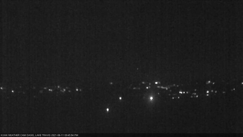 Lake Travis webcam, June 11, 2021 9:45 PM CT