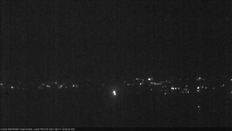 Lake Travis webcam, June 11, 2021 10:00 PM CT