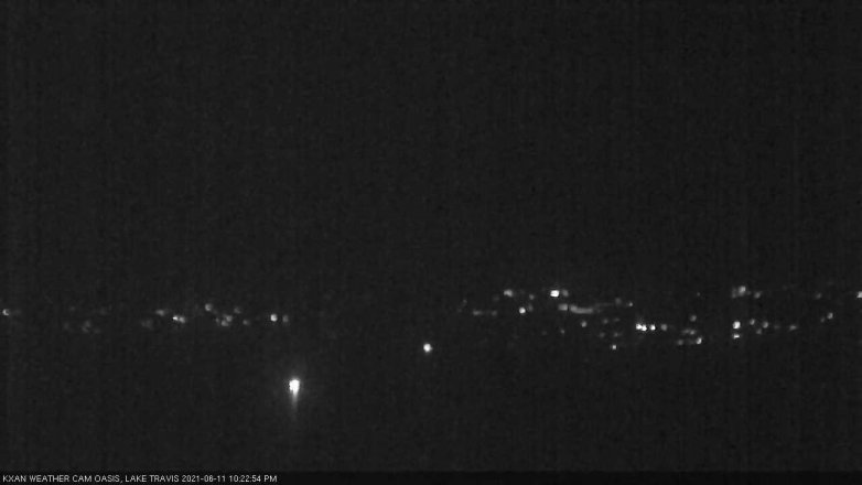 Lake Travis webcam, June 11, 2021 10:25 PM CT