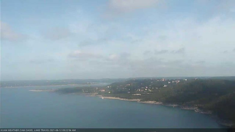Lake Travis webcam, June 12, 2021 9:25 AM CT