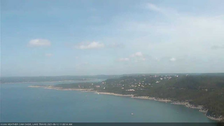 Lake Travis webcam, June 12, 2021 11:00 AM CT