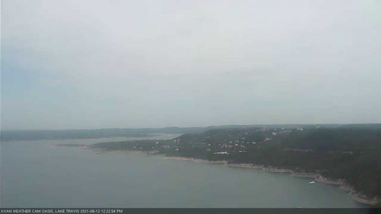 Lake Travis webcam, June 12, 2021 12:25 PM CT