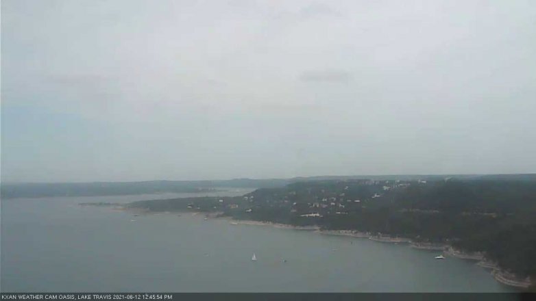 Lake Travis webcam, June 12, 2021 12:45 PM CT