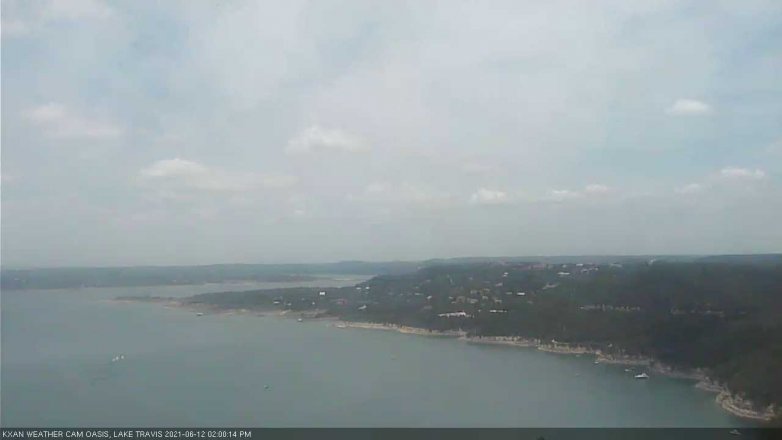 Lake Travis webcam, June 12, 2021 2:00 PM CT