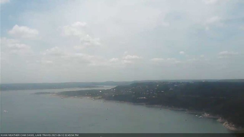 Lake Travis webcam, June 12, 2021 2:45 PM CT