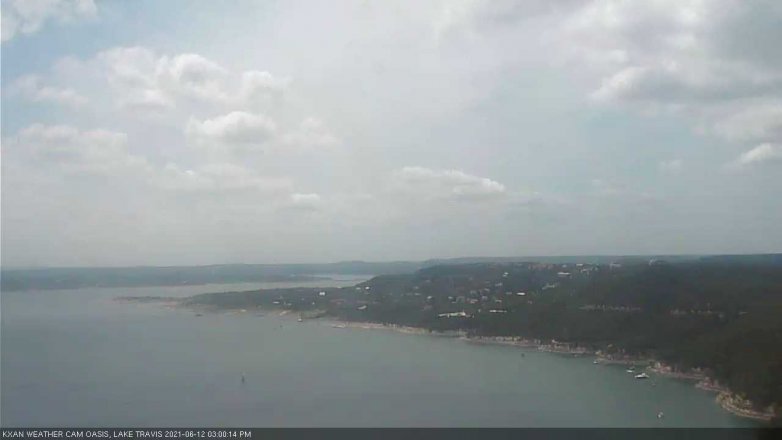 Lake Travis webcam, June 12, 2021 3:00 PM CT